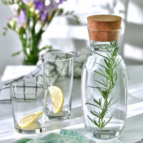 Water Carafe with Cork Stopper