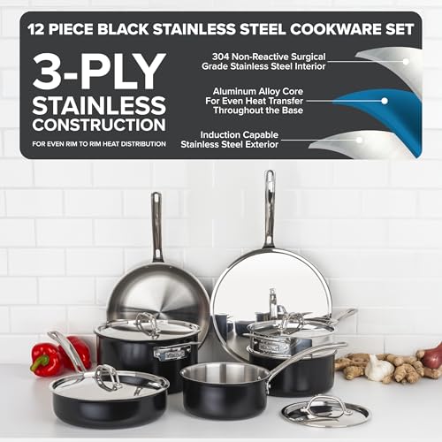 3 Ply Pots and Pans Set