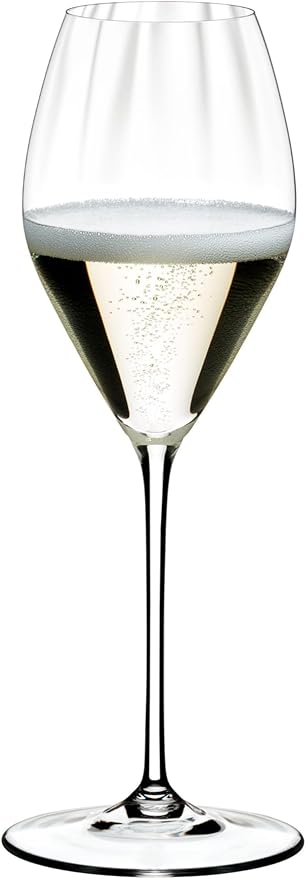Riedel Performance Champagne Glasses, Crystal, Set of 2, Optic Impact Bowls for Sparkling Wine 6884/28
