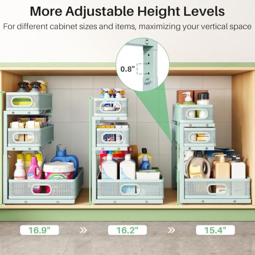 Under Sink Organizer (LightBlue / 1 Pack)