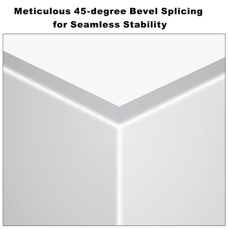 White Acrylic Guest Towel & Napkin Holder