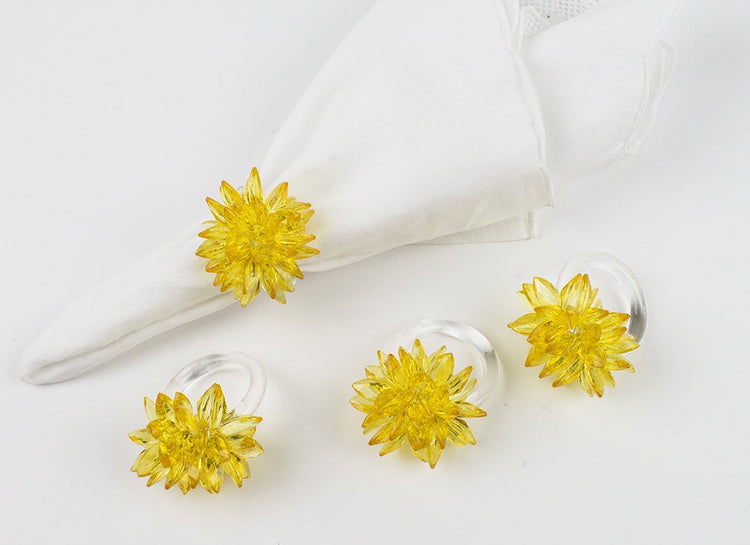 Crystal Design Collection Napkin Rings