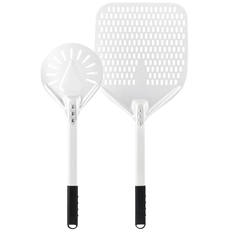 12 Inch + 7 Inch Perforated Pizza Peel Set (2 Count)