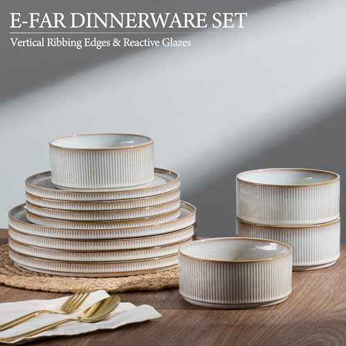 Stoneware Dinnerware Sets for 2