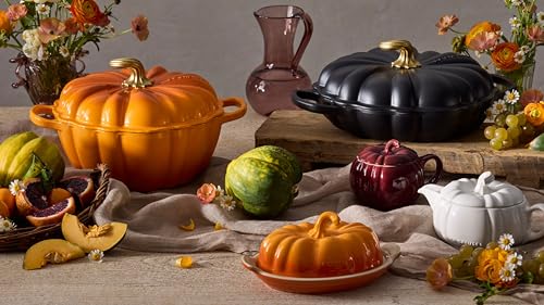 Enameled Cast Iron Signature Pumpkin Cocotte