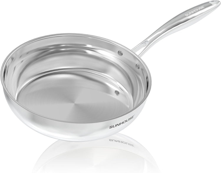 10 Inch Stainless Steel Frying Pan Skillet
