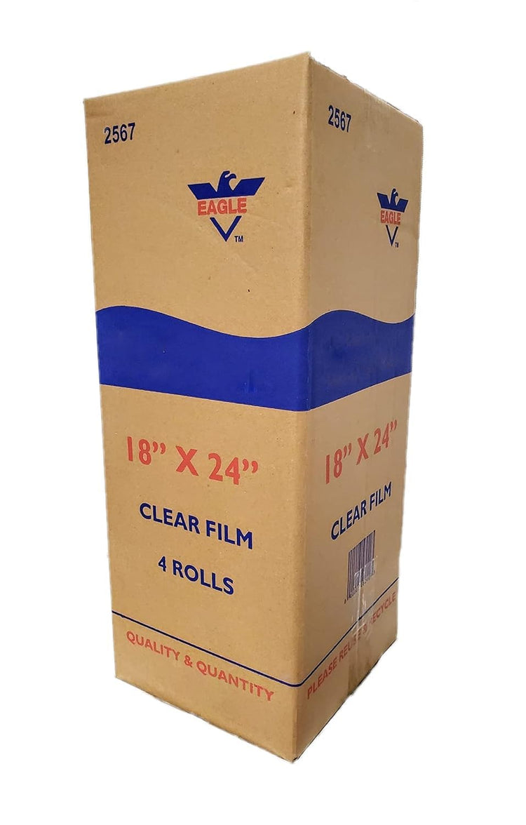4 Rolls] 18 x 24 Plastic Produce Bags on a Roll (4 Count)