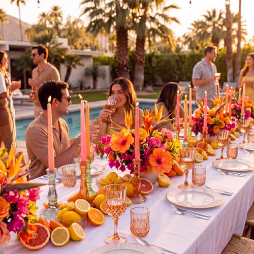 48 Pcs 7oz Plastic Vintage Wine Glasses Drinking Goblets Unbreakable Crystal Water Glassware Reusable Diamond Champagne Flutes Cups for Wedding Banquet Birthday Party Supplies (48 Count)