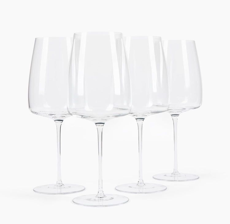 Tall Pour Wine Glasses (4-Piece Set)
