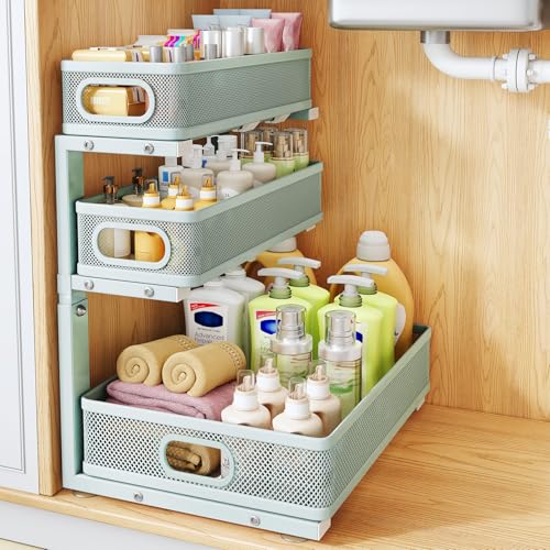 Under Sink Organizer (1-Pack / LightBlue)