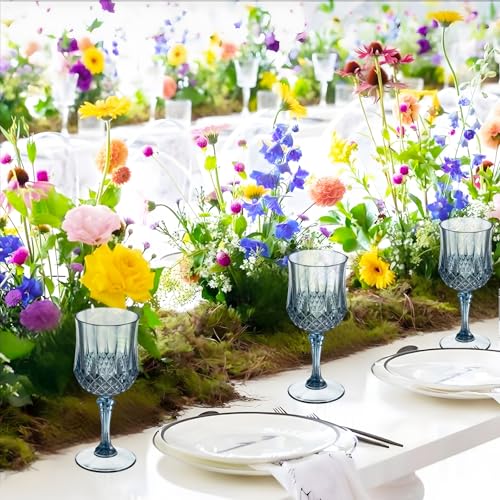 7OZ Plastic Wine Glasses (24 Count)