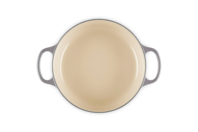 Enameled Cast Iron Round Wide Dutch Oven