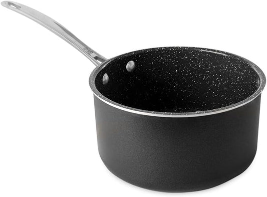 Nordic Ware Basalt Formed Aluminum Sauce Pan, 3 Quart, Ceramic Coating - Nestoria