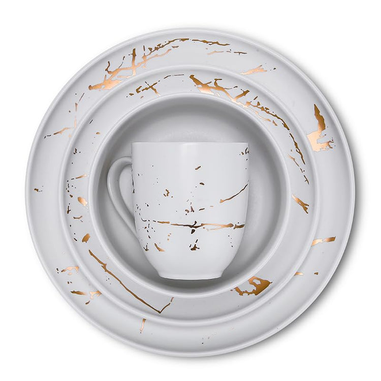 Porcelain 16 Piece Dinnerware set (16 Count)