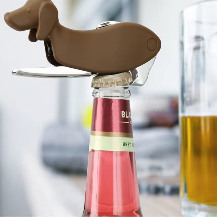 Buddy the Bordeaux Collie Black Dog Corkscrew