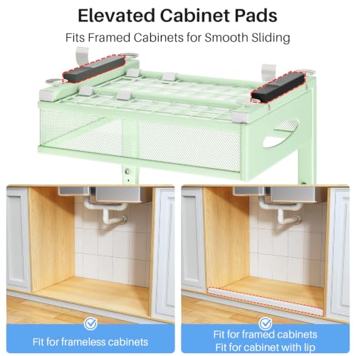 Under Sink Organizer (Green / 1-Pack)