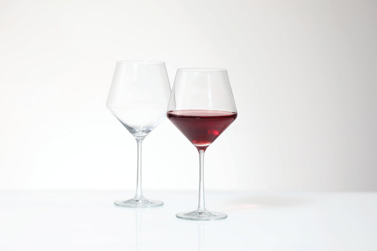 Pure Burgundy Red Wine Glass (4 Count)