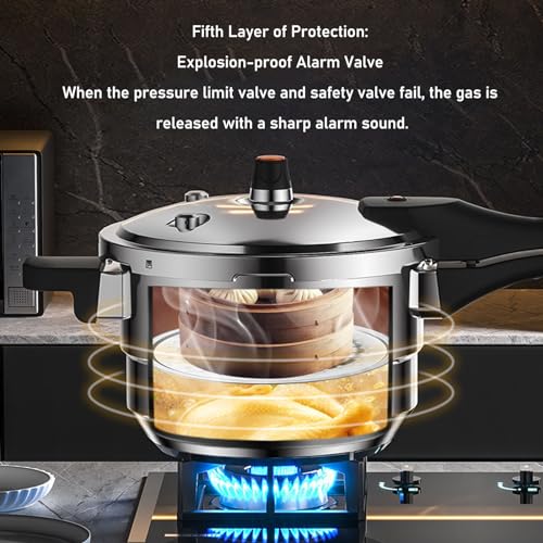 80Kpa Pressure Cooker Stainless Steel 8L Large Capacity