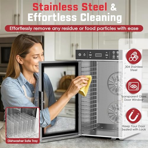 16 Tray Stainless Steel Food Dehydrator