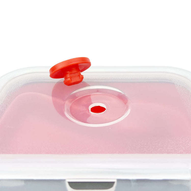 3piece Collapsible Food Storage Containers with Lids (3 Count)