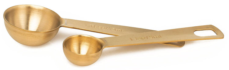 Gold Measuring Cups & Measuring Spoons 10