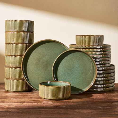 Stoneware Dinnerware Sets (24 Count)