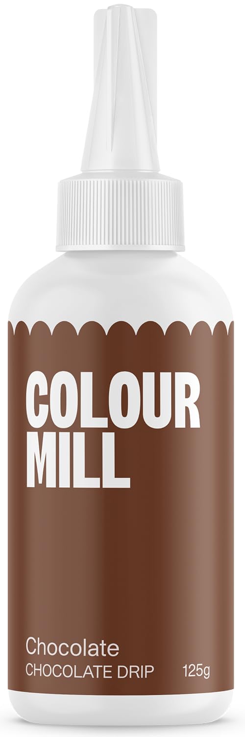 Colour Mill Chocolate Drip Easy-Melt Drizzle for Desserts, 125 Grams Chocolate - Nestoria