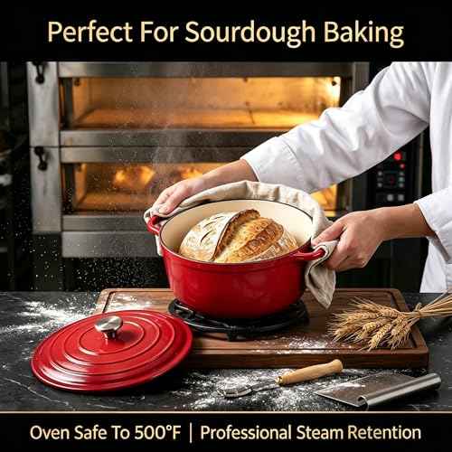 Nonstick Enameled Cast Iron Cookware Set