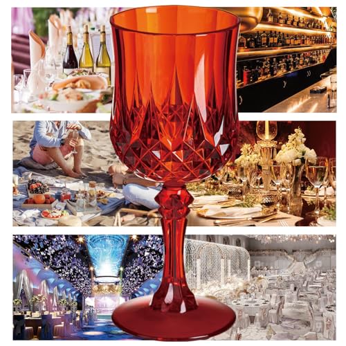 7OZ Plastic Wine Glasses (10 Count)