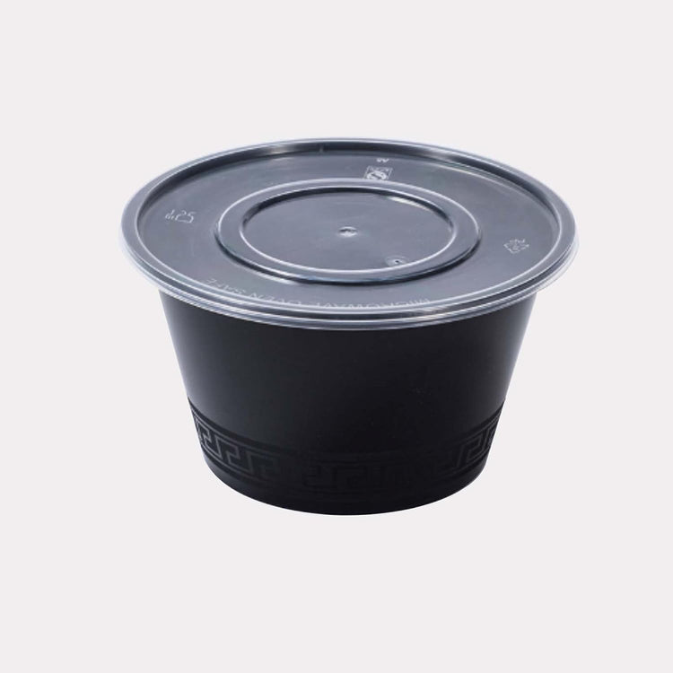 100pc 26 Oz Meal Prep Containers disposable, Plastic Food Take Out Containers With Lid, Take Out Containers Disposable, Reusable food storage containers Round Box，Microwave Freezer Dishwasher Safe