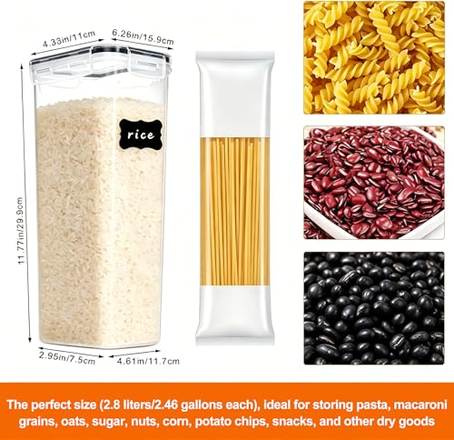 4pk 2.8L Airtight Containers (4 pcs(2.8L))