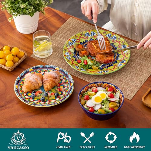 18 Pieces Plates and Bowls Set (Service for 6 (18 PCS))