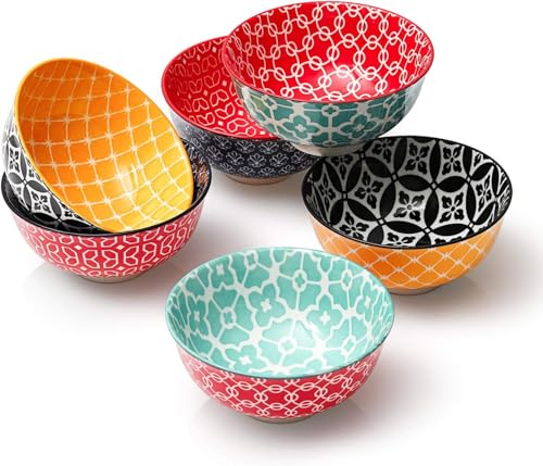 10 oz Small Bowls Set of 6 (Multicolor / 10 OZ)