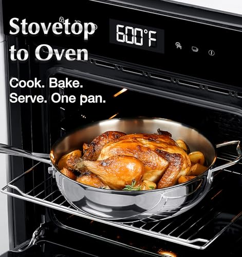 Tri Ply Stainless Steel Cookware Set 10 Piece