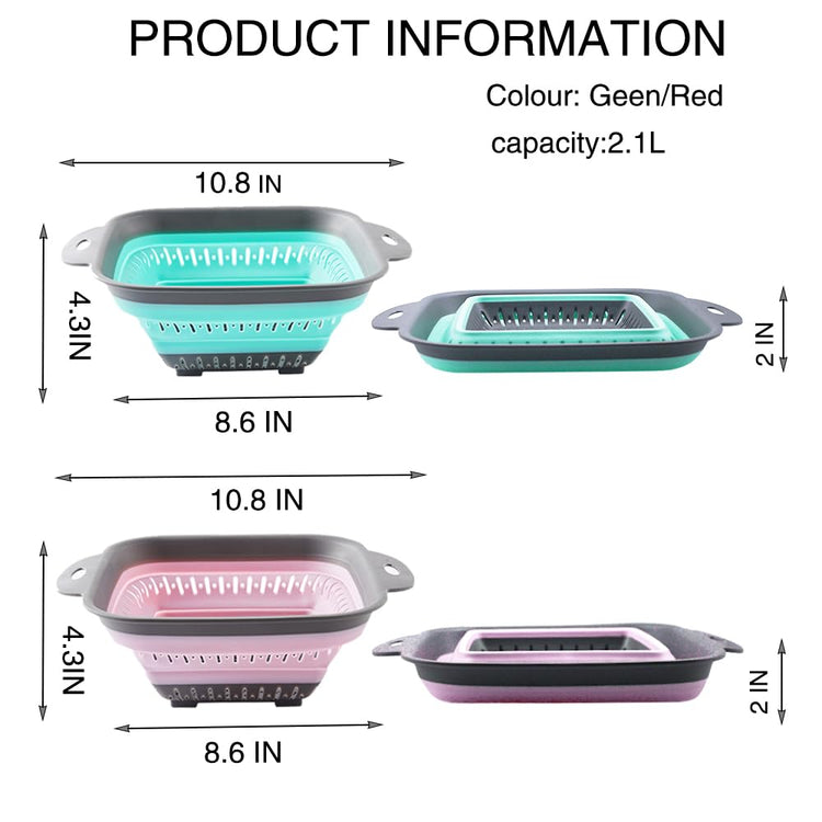 Collapsible Colander Set