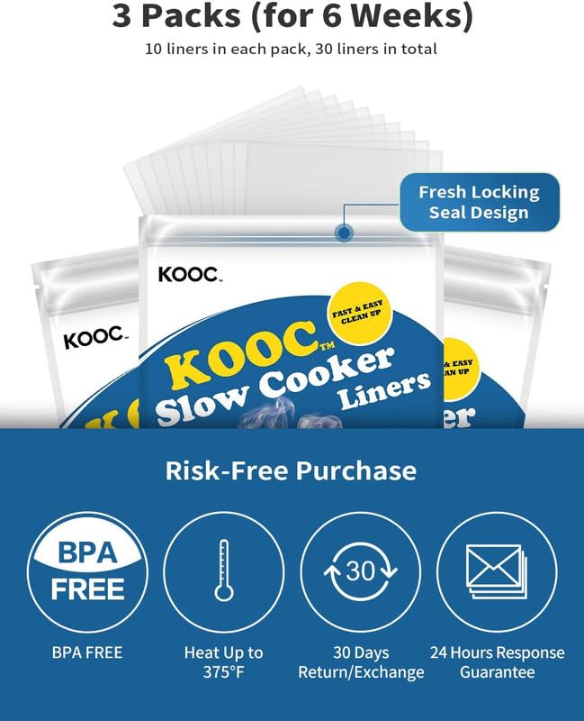 Slow Cooker Liners Fits 6