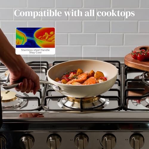 Ceramic Frying Pans (4 Count)