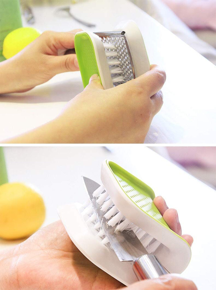 2Pcs Knife Cleaner Blade Brush (2 Count)
