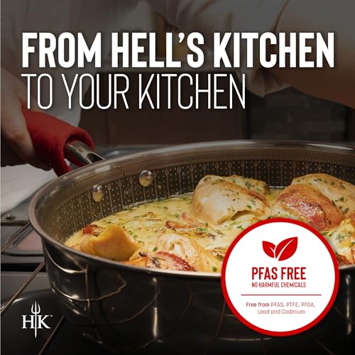 6 Piece Hybrid Pot & Lid Cookware Set