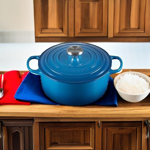 Enameled Cast Iron Round Dutch Oven
