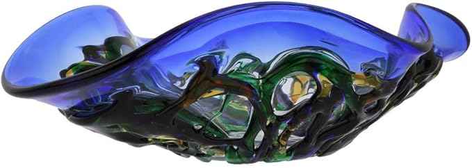 Glass Of Venice Murano Glass Oceanos Centerpiece Bowl