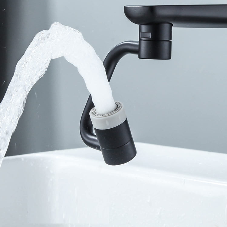 2 Packs Matte Black Rotating Faucet Extender Aerator (2 Count)