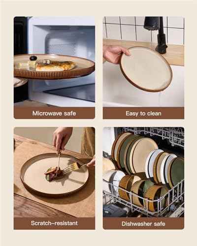 Stoneware Dinnerware Sets (24 Count)