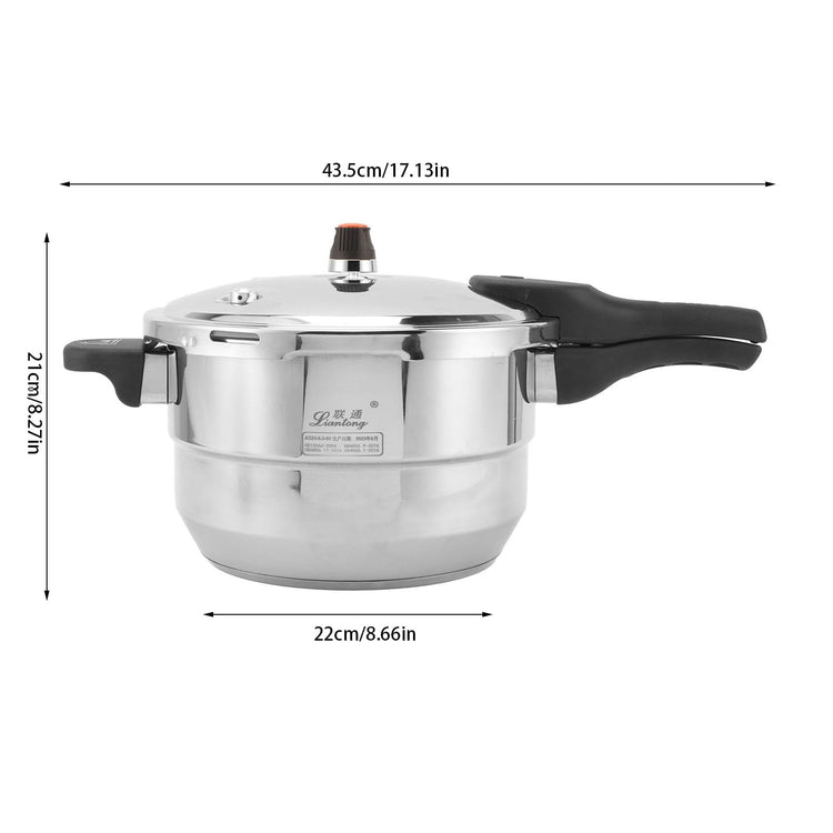 80Kpa Pressure Cooker Stainless Steel 8L Large Capacity