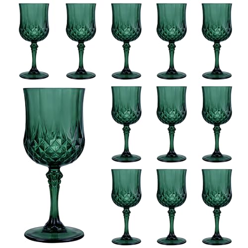 12Pack Plastic Wine Glasses (12 Count)