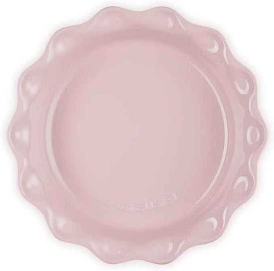 Le Creuset Stoneware Heritage Pie Dish, 9", Chiffon Pink