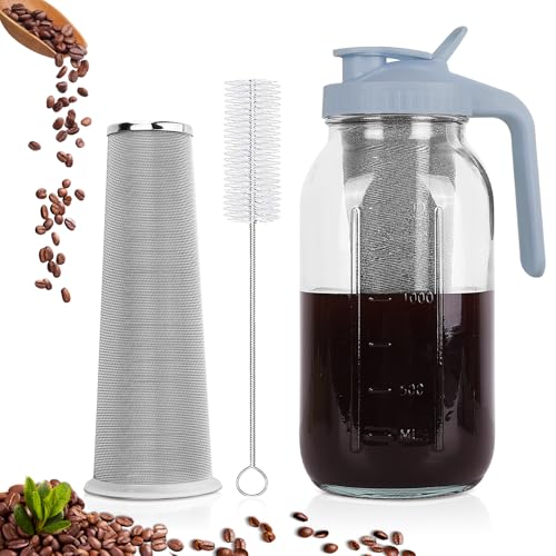 Cold Brew Coffee Maker (Gray / 64 Ounces)