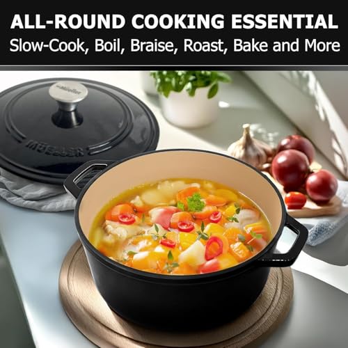 4.5 QT Enameled Cast Iron Dutch Oven