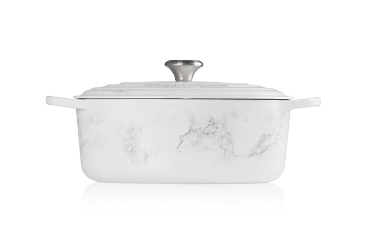 Enameled Cast Iron Oval Dutch Oven