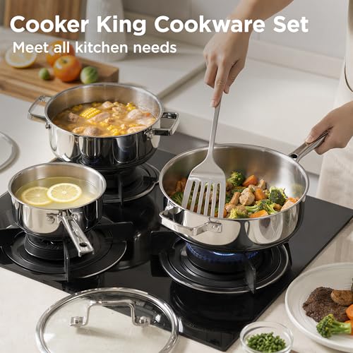 Tri Ply Stainless Steel Cookware Set